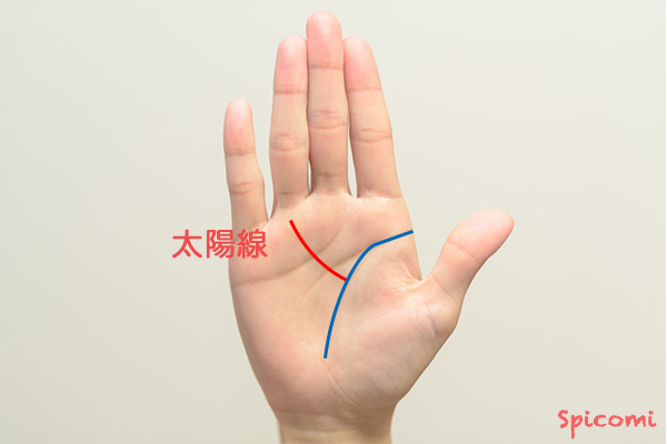 ［手相占い］生命線から伸びる太陽線