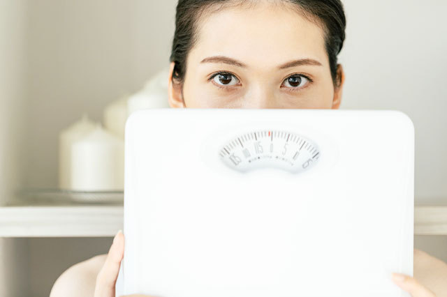 理想の体重を書いた待ち受け［ダイエット］