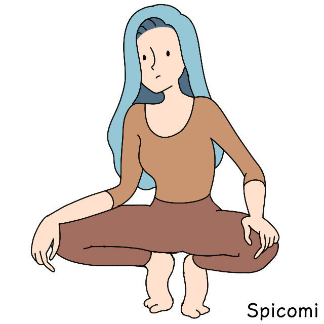 蹲踞（そんきょ）［座り方の種類］