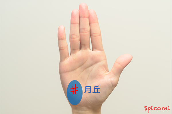 ［手相占い］月丘に現れる四角紋