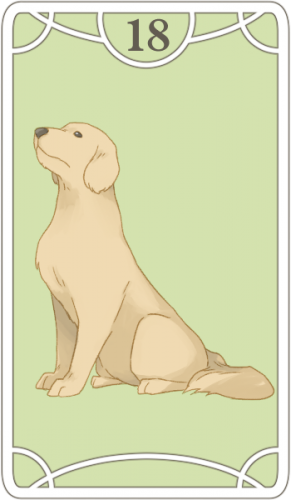 ルノルマンカードの犬