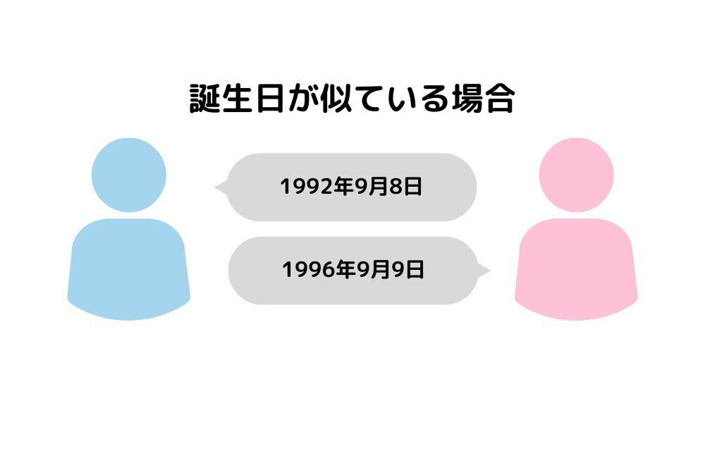 誕生日が似ている場合　アイキャッチ
