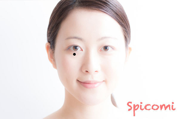 目の下の死にぼくろ