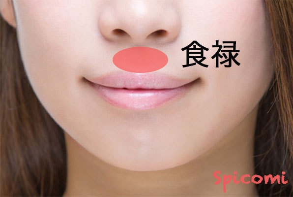 ［ほくろ占い］口と鼻の間（食禄）のほくろの意味と運勢