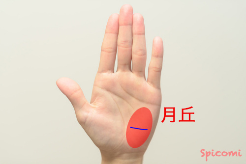 ［手相占い］月丘に横線が現れている