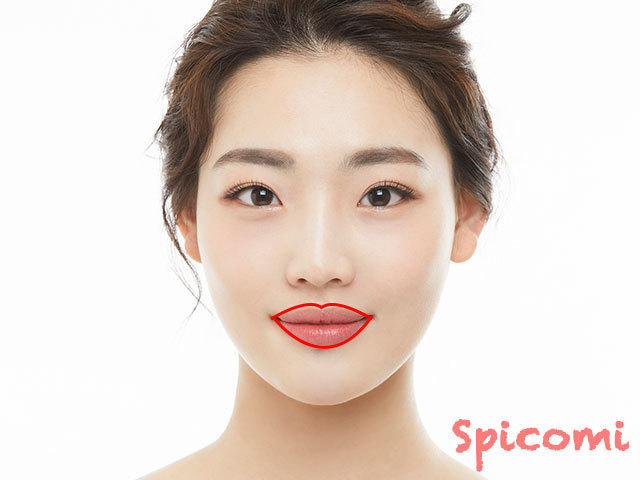 セクシーさが漂うふっくらとした唇［浮気女の顔］