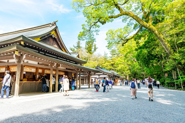 伊勢神宮　観光客