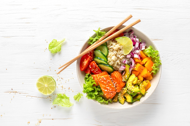 ヘルシーな食事の待ち受け［ダイエット］