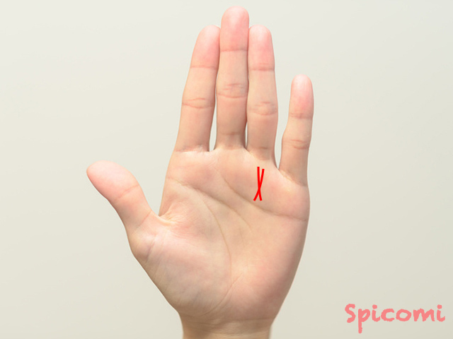 太陽線2本が交差