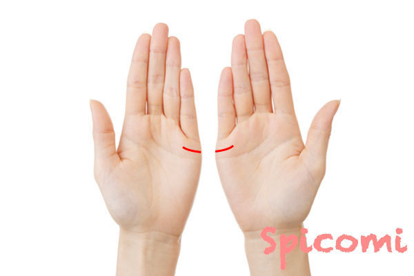 左右の結婚線が一致する