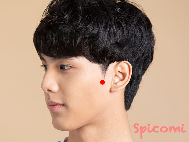 男性のもみあげのほくろ