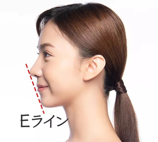 顎が長い人の横顔