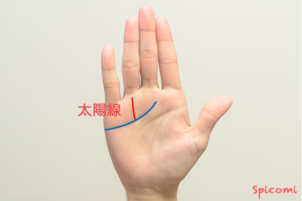 ［手相占い］感情線から伸びる太陽線