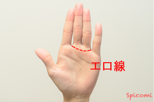 ［手相占い］エロ線が切れ切れになっている