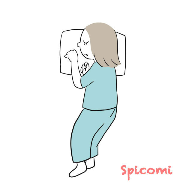 横向き型［寝相・寝方の性格診断］