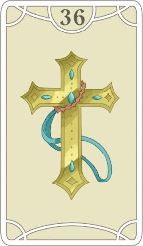 ルノルマンカードの36番「十字架」の意味とは？