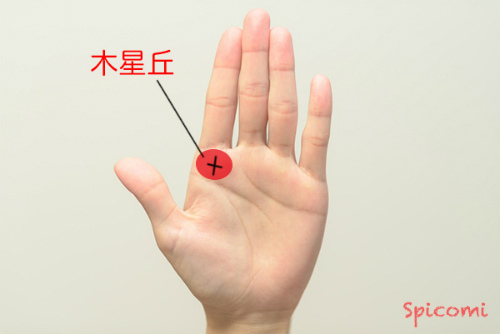 ［手相占い］木星丘に十字線（クロス）が現れている