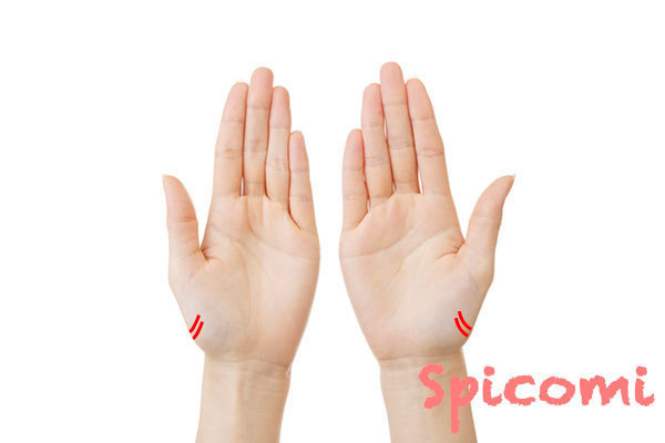 両手にカリスマ線がある