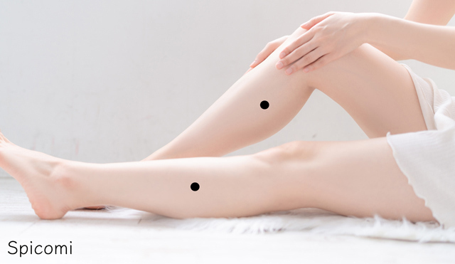 ふくらはぎのほくろ占いの意味2個