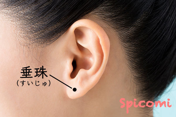 耳の下(垂珠)のほくろの意味と運勢