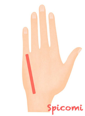 ［ほくろ占い］手の甲で左手小指の延長線上にあるほくろ