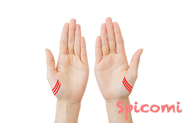 陰徳線が両手にある