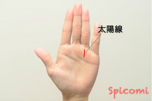手相占いの太陽線の意味と見方［右手左手両手別］