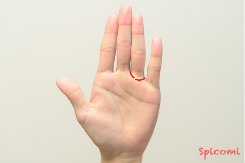 ［手相占い］太陽環に空白の部分がある