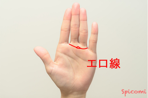 ［手相占い］エロ線上に島が現れている