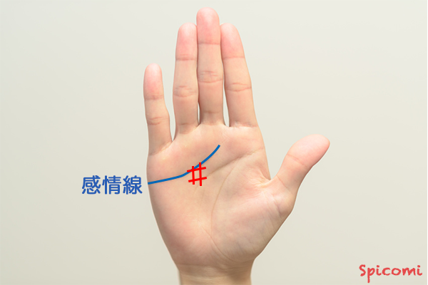 ［手相占い］感情線上に現れる四角紋