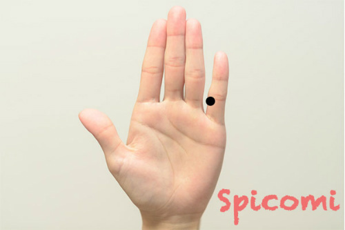 小指の外側のほくろ