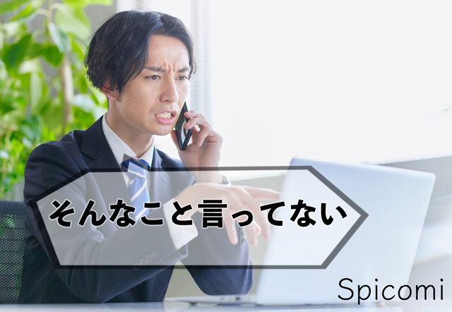 サイコパス口癖「6. そんなこと言っていない」