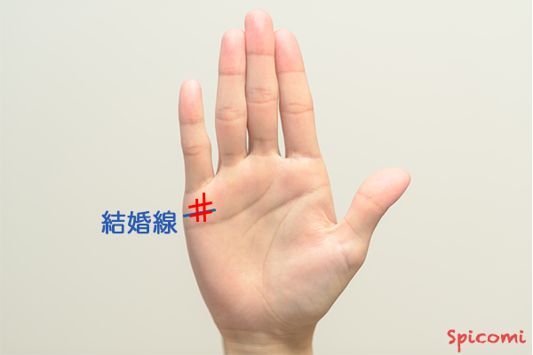 ［手相占い］結婚線上に現れる四角紋