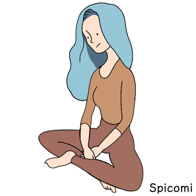 胡坐（あぐら）［座り方の種類］