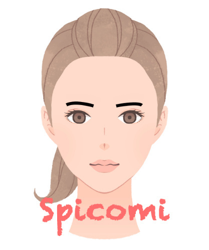 眉毛が太い女性