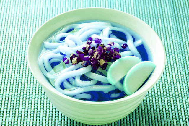 青い食べ物の待ち受け