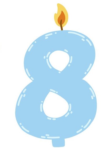 8の数字