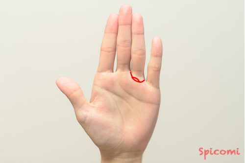 ［手相占い］太陽環に島が現れている