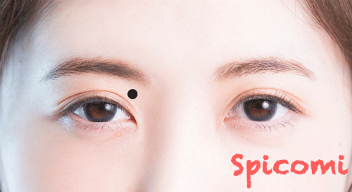 まぶたの目頭寄りのほくろの意味と運勢