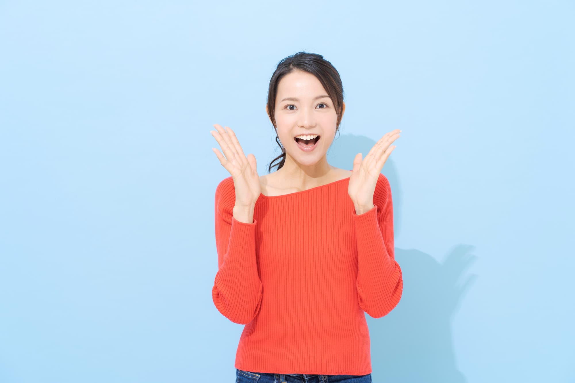 表情豊かな女性