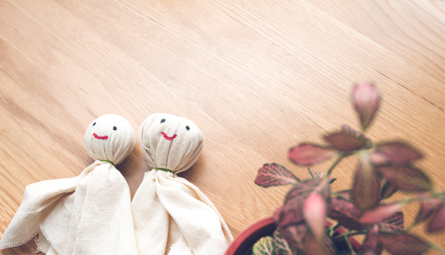 てるてる坊主の画像