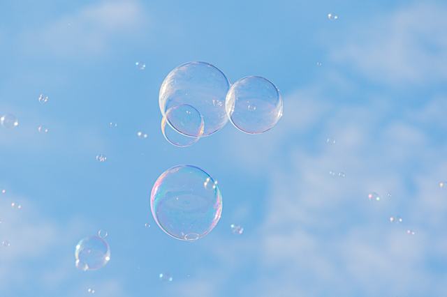 シャボン玉の画像