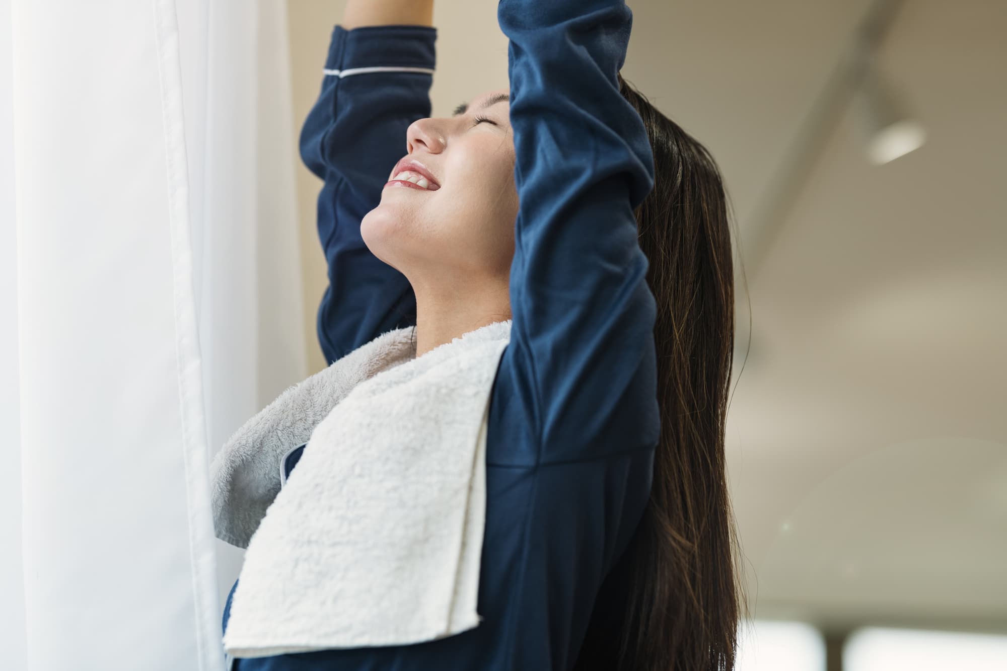 すっきりした朝