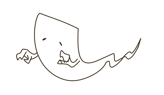 一反木綿（いったんもめん）［妖怪図鑑］