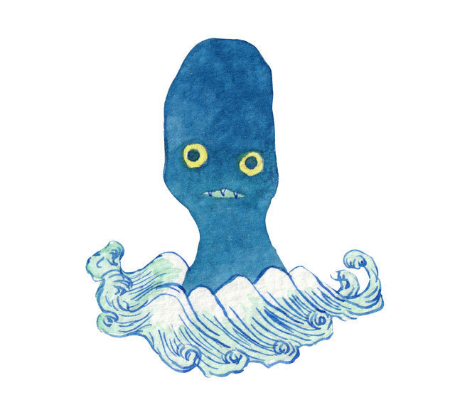 海坊主（うみぼうず）妖怪図鑑