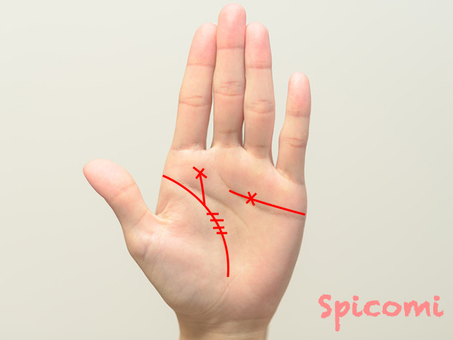 仕事運がない人の手相