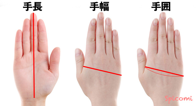 手が大きい基準は?大きさの平均サイズ
