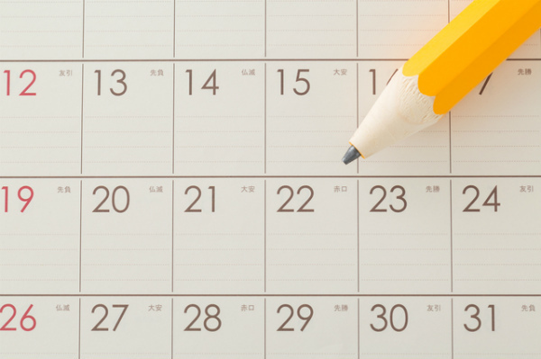 スター線（星紋）が現れる期間