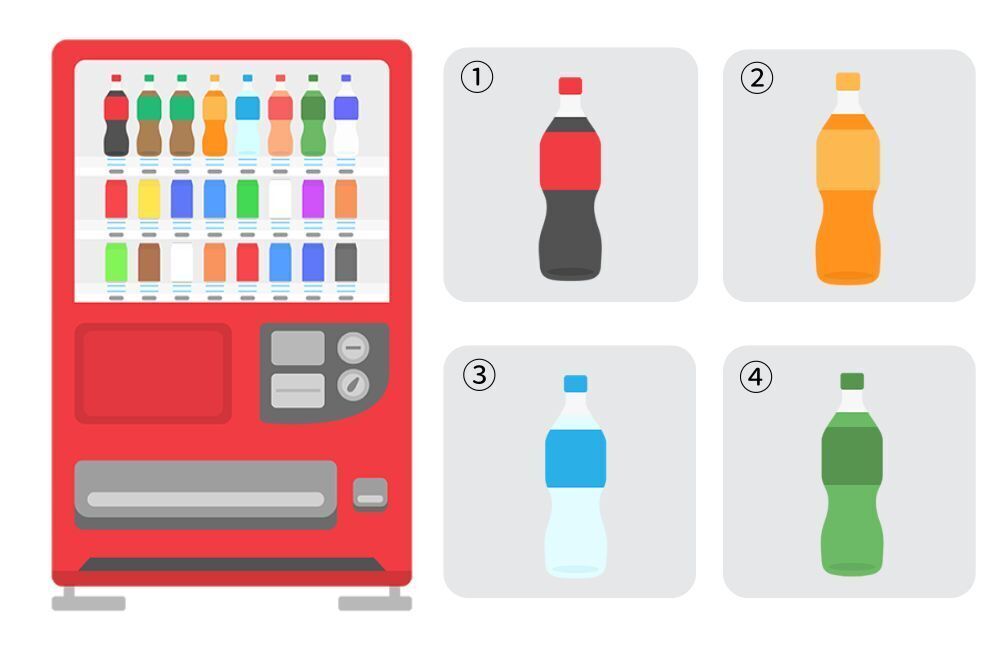 自販機　イラスト