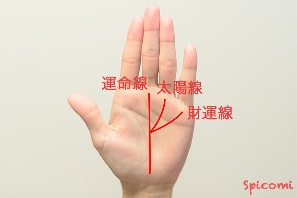 ［手相占い］覇王線（三奇紋）